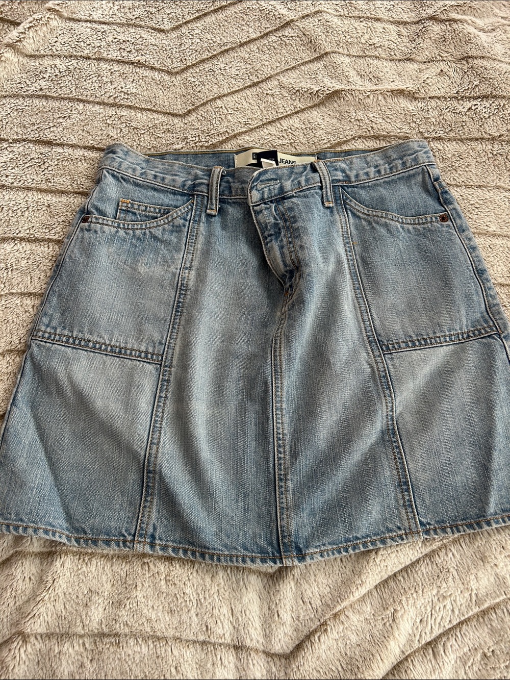 GAP Light Blue Denim Mini Skirt